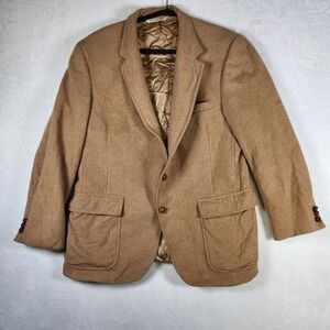 Vintage PBM Philadelphia Camel Hair Blazer‎ Mens Sport Coat Two Button